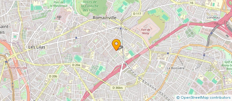 localisation de l'entreprise MONSIEUR CHARLELIE PREUD'HOMME à ROMAINVILLE