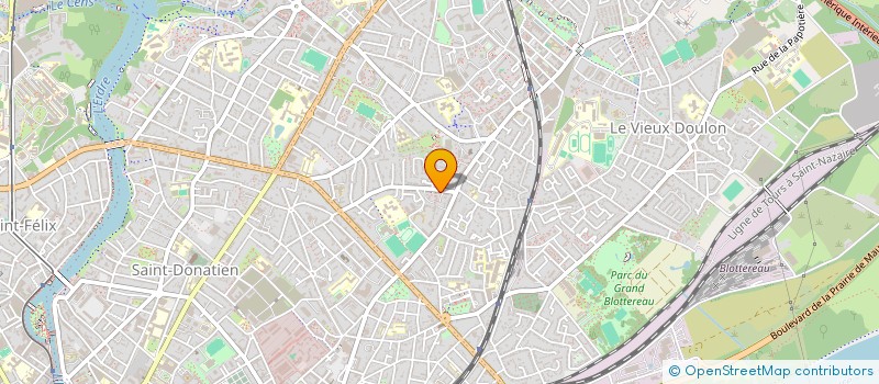 localisation de l'entreprise MONSIEUR CHARLELIE VONCQ  NANTES