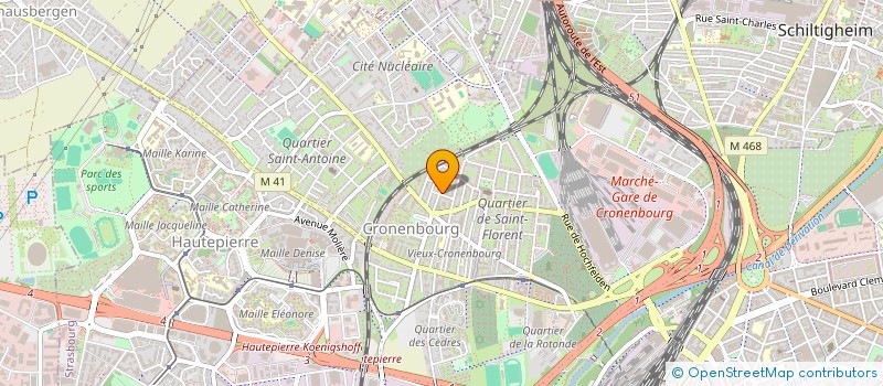 localisation de l'entreprise MONSIEUR CHARLEMAGNE ENEDE-DEBA à STRASBOURG