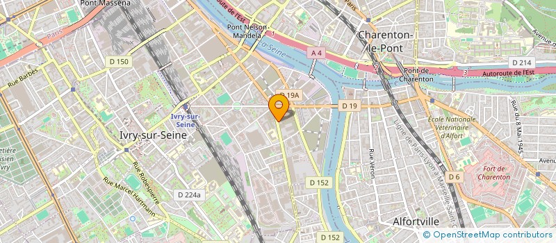 localisation de l'entreprise MONSIEUR CHARLEMAGNE HOUNKPATIN  IVRY-SUR-SEINE