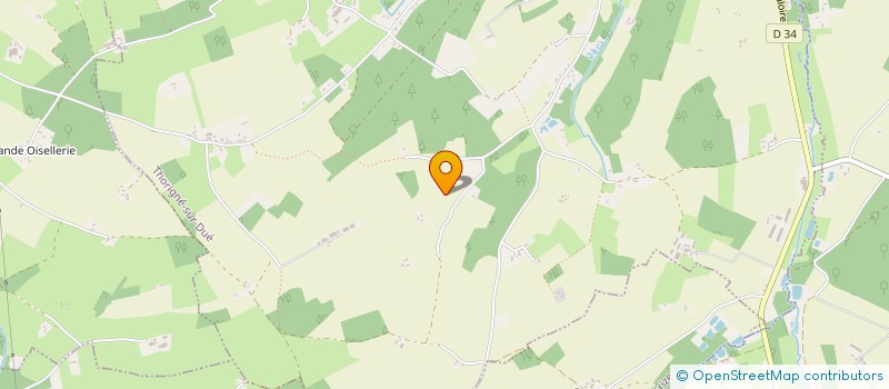 localisation de l'entreprise MONSIEUR CHARLENE GAULARD  THORIGNE SUR DUE