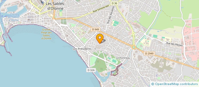 localisation de l'entreprise MONSIEUR CHARLERY BURNER à LES SABLES D'OLONNE