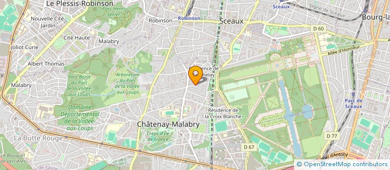 localisation de l'entreprise MONSIEUR CHARLES ABOU MANSOUR  CHATENAY-MALABRY