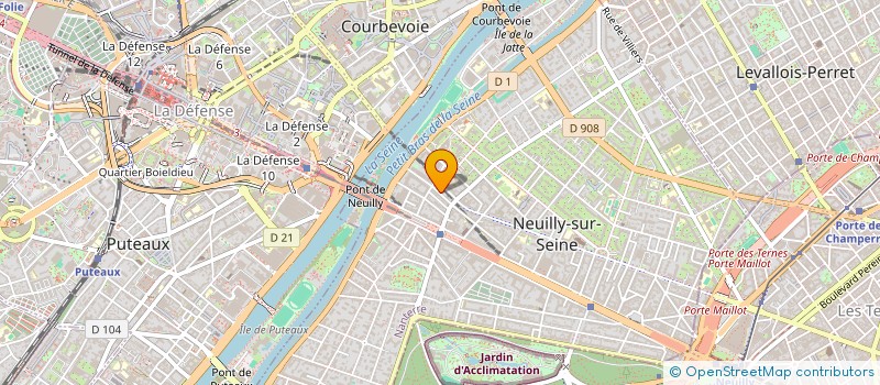localisation de l'entreprise MONSIEUR CHARLES ACKER à NEUILLY-SUR-SEINE