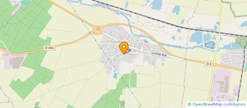 localisation de l'entreprise MONSIEUR CHARLES ADAM  CHOUILLY