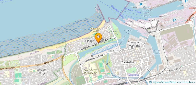 localisation de l'entreprise MONSIEUR CHARLES ADAMS-MAYHEW  CALAIS