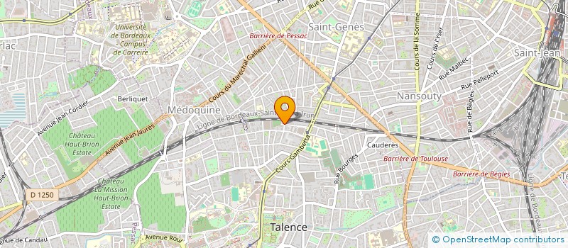 localisation de l'entreprise MONSIEUR CHARLES AGOGUE à TALENCE