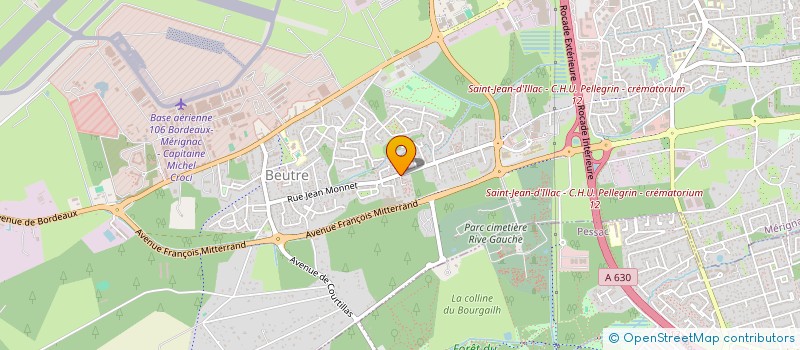 localisation de l'entreprise MONSIEUR CHARLES AGUILLON  MERIGNAC