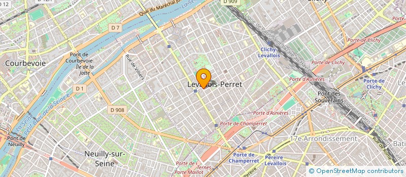 localisation de l'entreprise MONSIEUR CHARLES AISENBERG à LEVALLOIS-PERRET