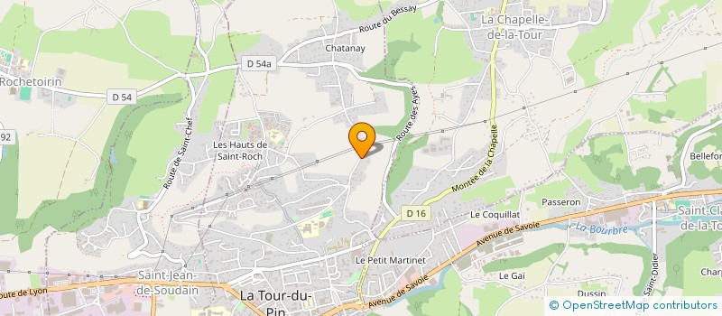 localisation de l'entreprise MONSIEUR CHARLES AISSANI  LA TOUR-DU-PIN