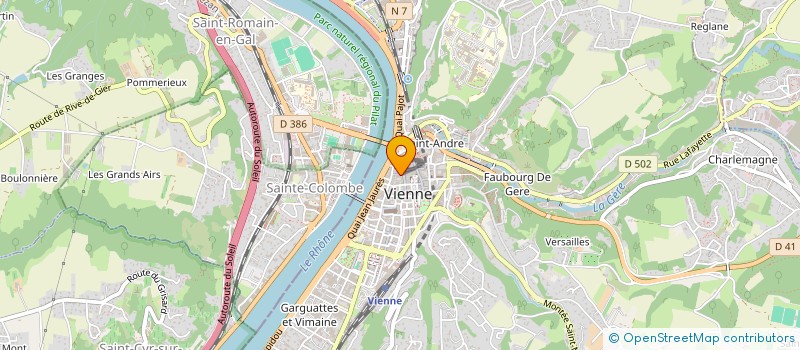 localisation de l'entreprise MONSIEUR CHARLES-ALAIN KERN à VIENNE