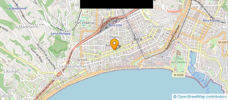 localisation de l'entreprise MONSIEUR CHARLES-ALBAN LLOPIS  NICE