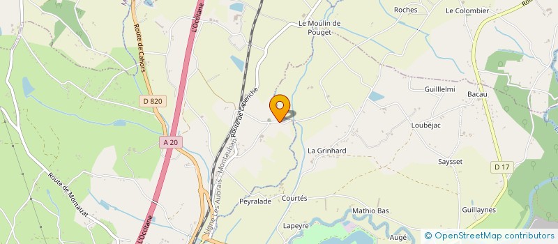 localisation de l'entreprise MONSIEUR CHARLES ALEGRE  CAUSSADE