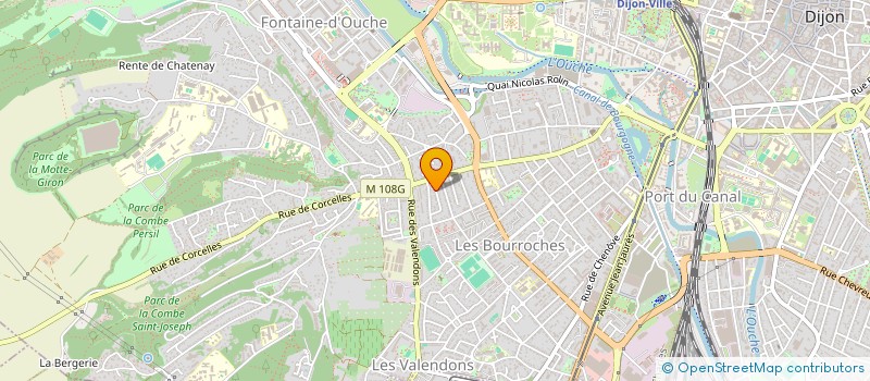 localisation de l'entreprise MONSIEUR CHARLES-ALFRED MANGAYE à DIJON