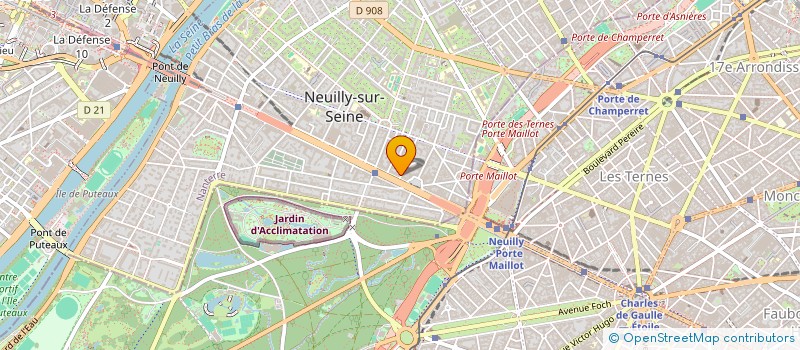 localisation de l'entreprise MONSIEUR CHARLES ALMOND à NEUILLY-SUR-SEINE