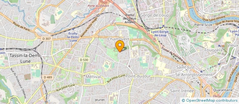 localisation de l'entreprise MONSIEUR CHARLES ALVES à LYON