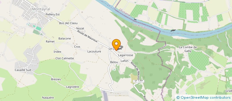 localisation de l'entreprise MONSIEUR CHARLES AMAUDRUZ  MONTAYRAL