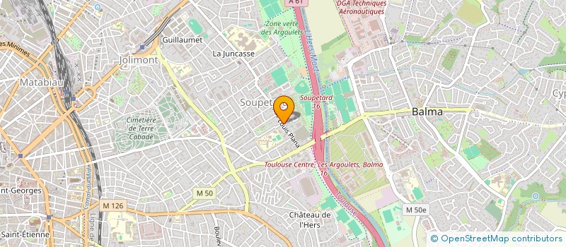 localisation de l'entreprise MONSIEUR CHARLES AMSELLEM  TOULOUSE