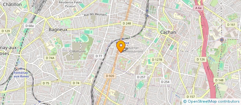 localisation de l'entreprise MONSIEUR CHARLES-ANDRE ARSENEC  CACHAN