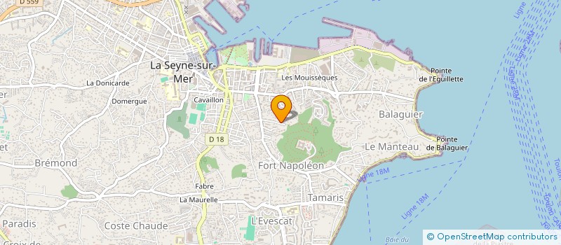 localisation de l'entreprise MONSIEUR CHARLES ANDRE BACCI à LA SEYNE-SUR-MER