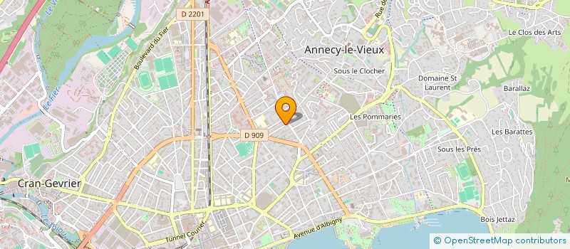 localisation de l'entreprise MONSIEUR CHARLES-ANDRE DUCRUIX à ANNECY