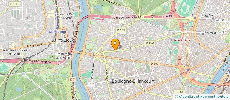 localisation de l'entreprise MONSIEUR CHARLES ANDREOLETTI à BOULOGNE-BILLANCOURT