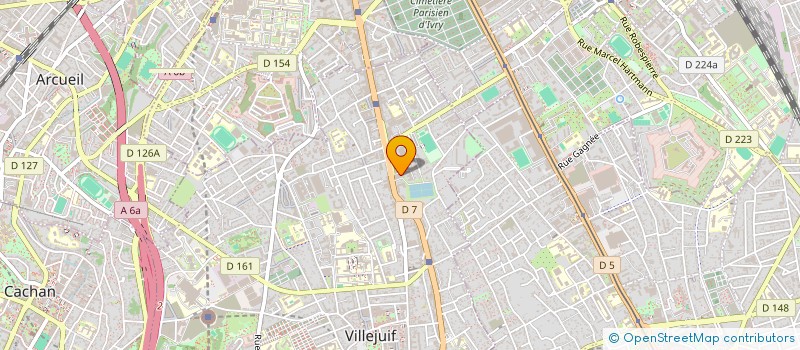 localisation de l'entreprise MONSIEUR CHARLES ANNEREL  VILLEJUIF