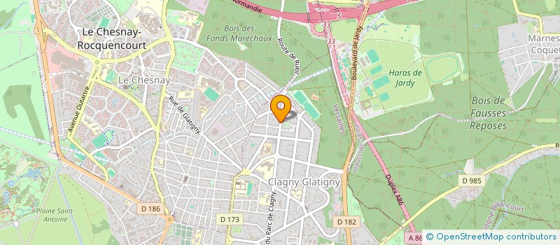 localisation de l'entreprise MONSIEUR CHARLES-ANTOINE ARGENSON  VERSAILLES