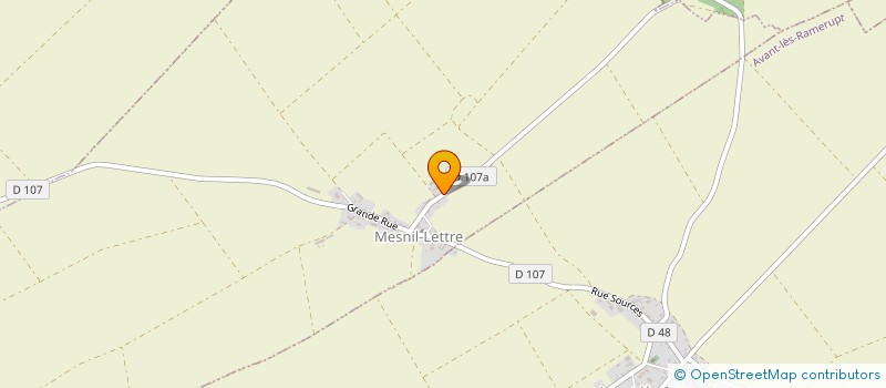 localisation de l'entreprise MONSIEUR CHARLES ANTOINE CHARPENTIER  MESNIL-LETTRE