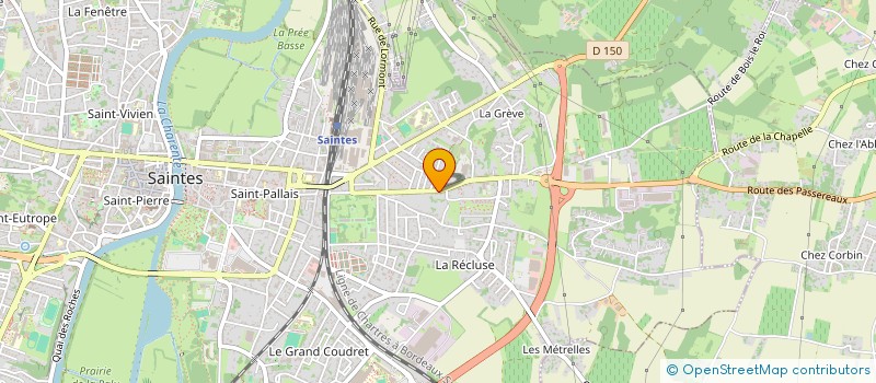 localisation de l'entreprise MONSIEUR CHARLES-ANTOINE GERMAINE  SAINTES