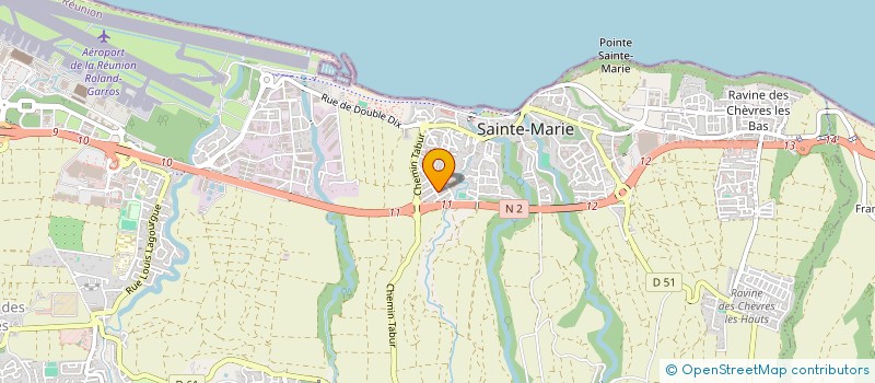 localisation de l'entreprise MONSIEUR CHARLES-ANTOINE MONDON à SAINTE-MARIE