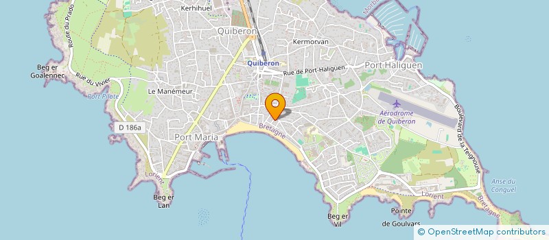 localisation de l'entreprise MONSIEUR CHARLES ANTOINE TOUCHARD  QUIBERON