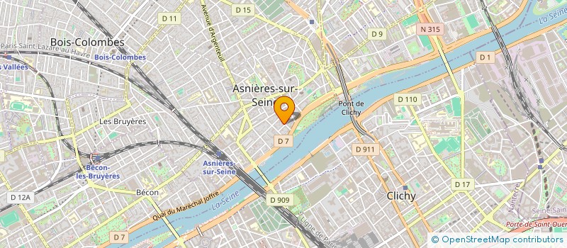 localisation de l'entreprise MONSIEUR CHARLES-ANTONIN BUREL  ASNIERES-SUR-SEINE