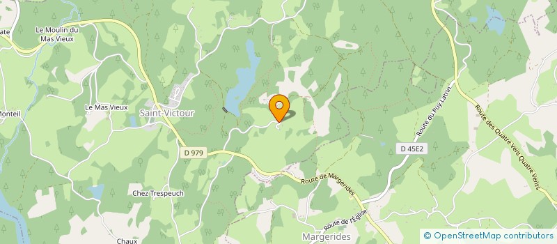 localisation de l'entreprise MONSIEUR CHARLES ANTRAIGUE  SAINT-VICTOUR