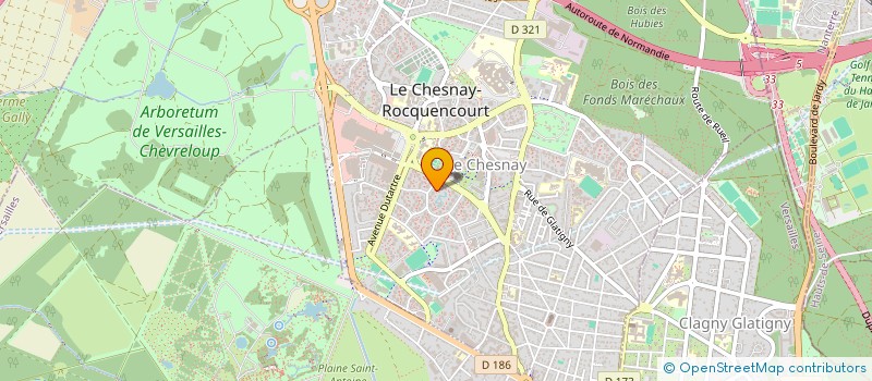 localisation de l'entreprise MONSIEUR CHARLES AOUTIN  LE CHESNAY-ROCQUENCOURT