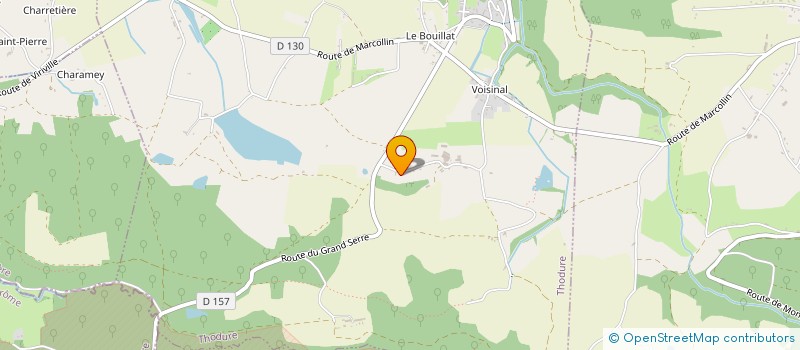 localisation de l'entreprise MONSIEUR CHARLES ARGOUD  THODURE