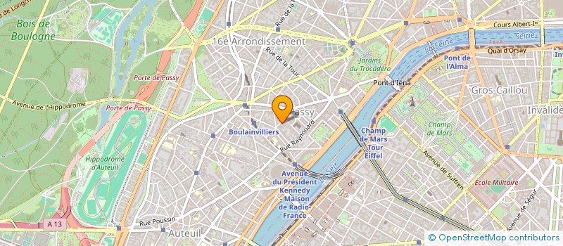 localisation de l'entreprise MONSIEUR CHARLES ARKWRIGHT  PARIS