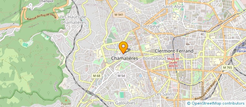 localisation de l'entreprise MONSIEUR CHARLES ARNAUD à CHAMALIERES