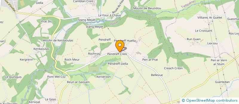 localisation de l'entreprise MONSIEUR CHARLES ASCOET  IRVILLAC