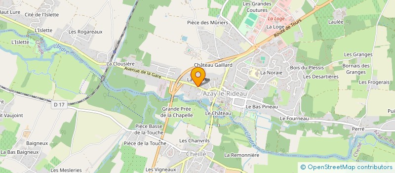 localisation de l'entreprise MONSIEUR CHARLES AUSSEDAT  TOURS