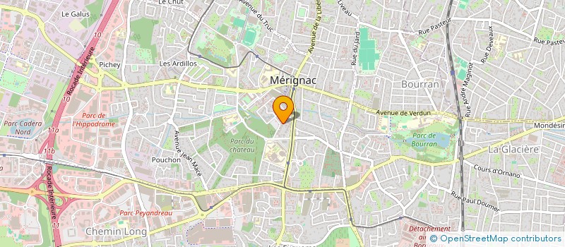 localisation de l'entreprise MONSIEUR CHARLES-AXEL CLARKE  MERIGNAC