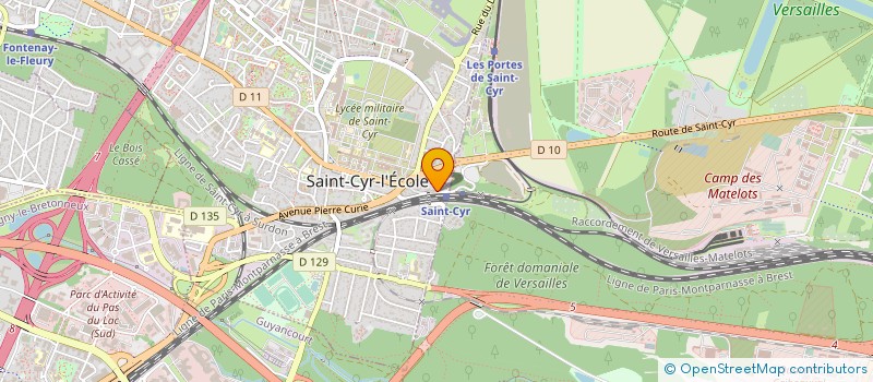 localisation de l'entreprise MONSIEUR CHARLES AZOUGACH à SAINT-CYR-L'ECOLE