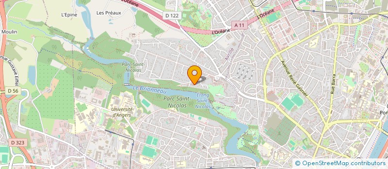 localisation de l'entreprise MONSIEUR CHARLES BADOISEL  AVRILLE