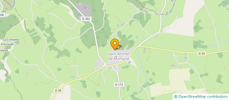 localisation de l'entreprise MONSIEUR CHARLES BAETE  SAINT-MICHEL-DE-MONTJOIE