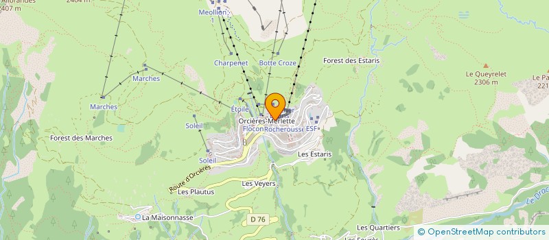 localisation de l'entreprise MONSIEUR CHARLES BAILE  ORCIERES