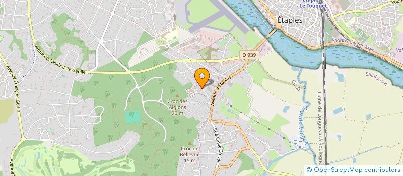 localisation de l'entreprise MONSIEUR CHARLES BALLIGAND  CUCQ