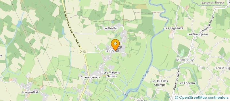 localisation de l'entreprise MONSIEUR CHARLES BALLION  SAINT-USUGE