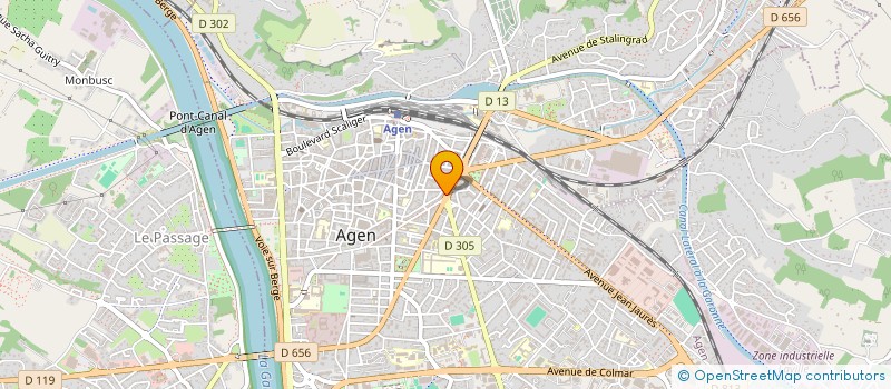 localisation de l'entreprise MONSIEUR CHARLES BANUS  AGEN