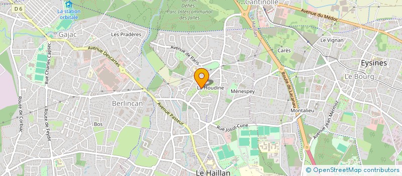 localisation de l'entreprise MONSIEUR CHARLES BAQUEY à LE HAILLAN