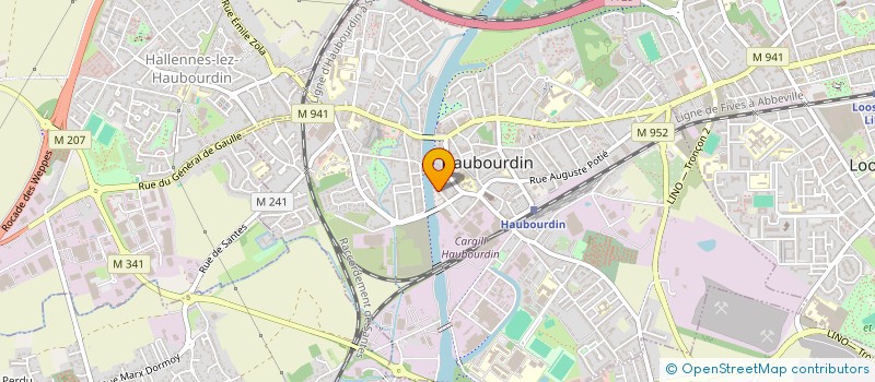 localisation de l'entreprise MONSIEUR CHARLES BAR  HAUBOURDIN